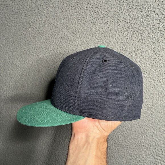 2001 Augusta National Members Fitted Hat Sz 7 3/8 New Era 5950 Green Bill/ Navy - Picture 3 of 12
